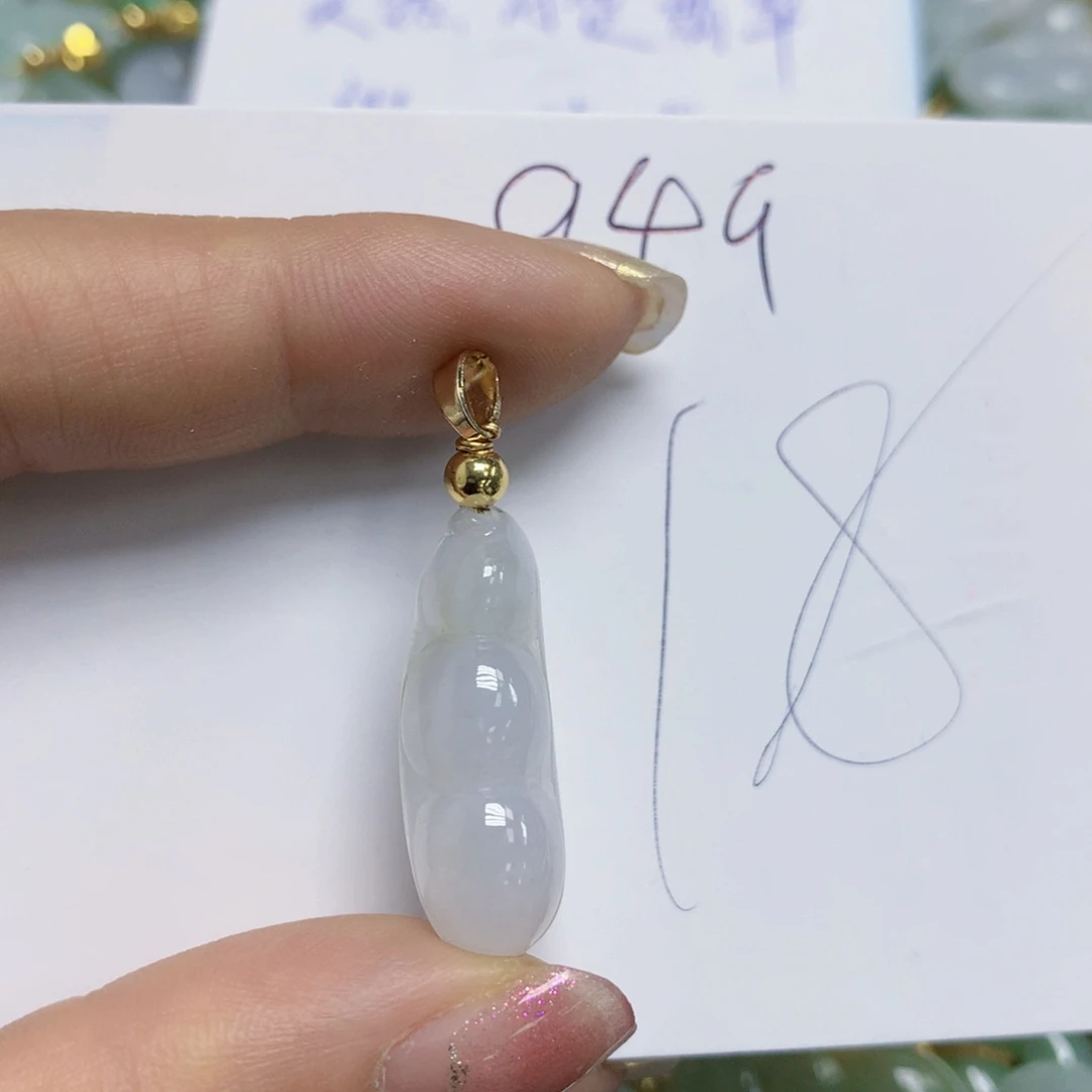 【闪购商品】翡翠颈饰合金天然翡翠A货