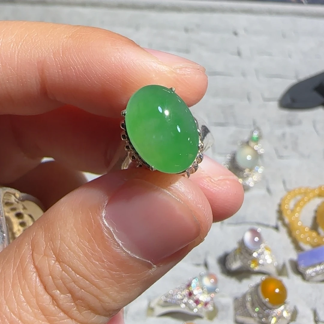 M***H翡翠未镶嵌戒指翡翠