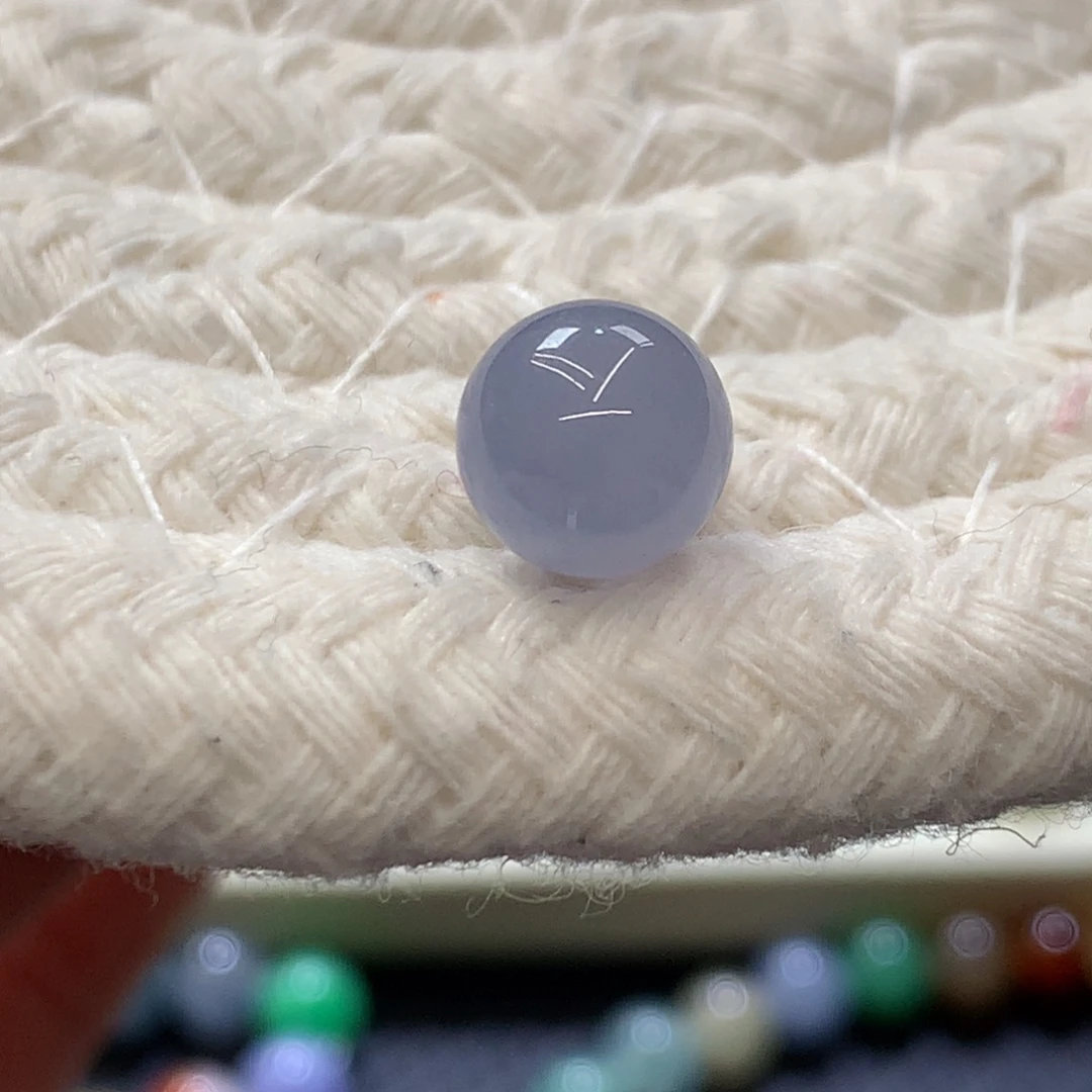 定制翡翠未镶嵌 毛货抛光定制 薰衣草紫 卡8.1