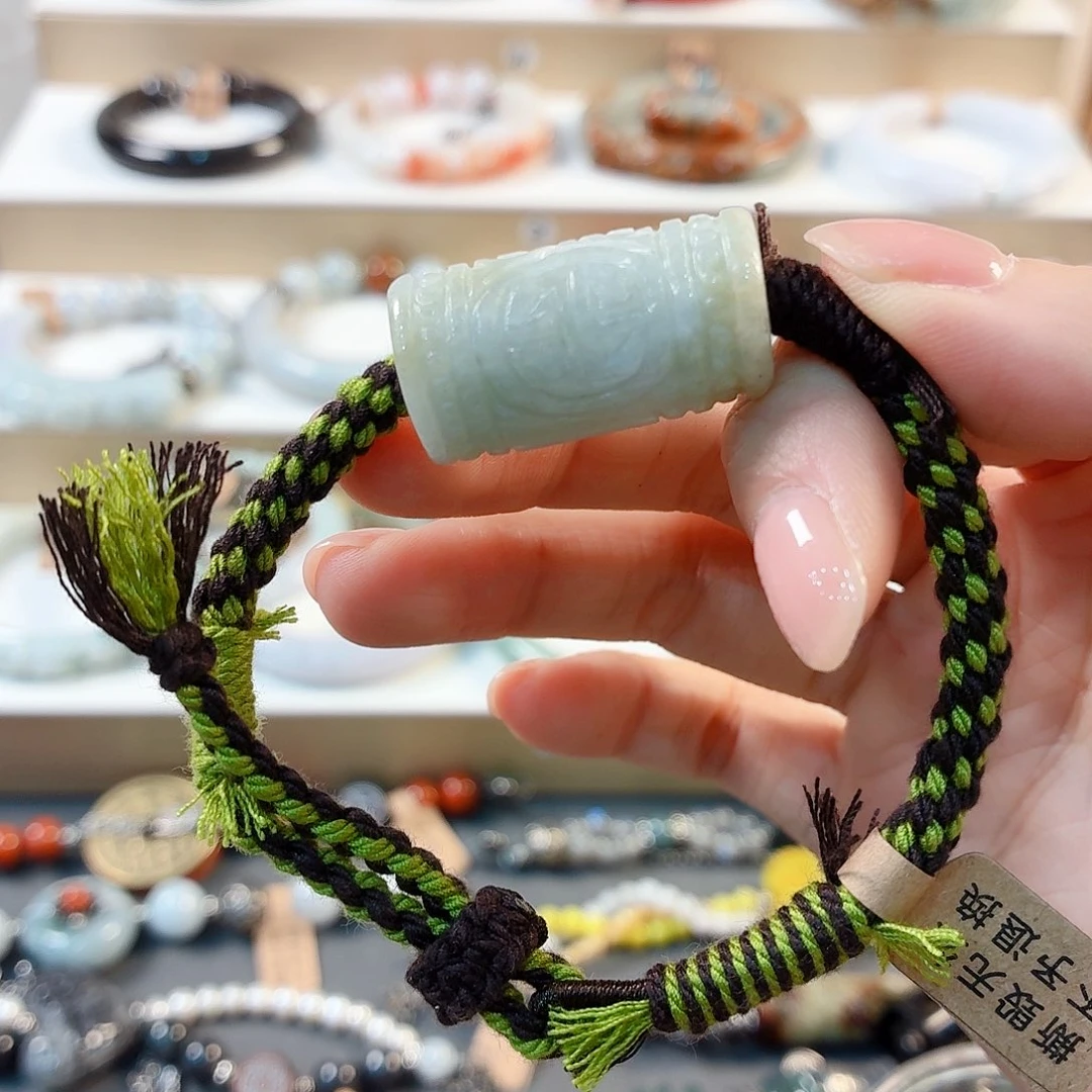 翡翠未镶嵌手链手串