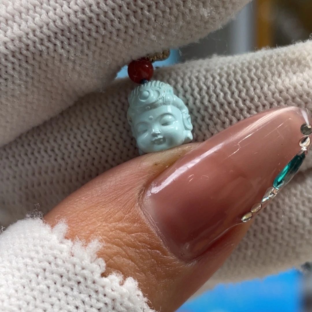 绿松石未镶嵌挂件