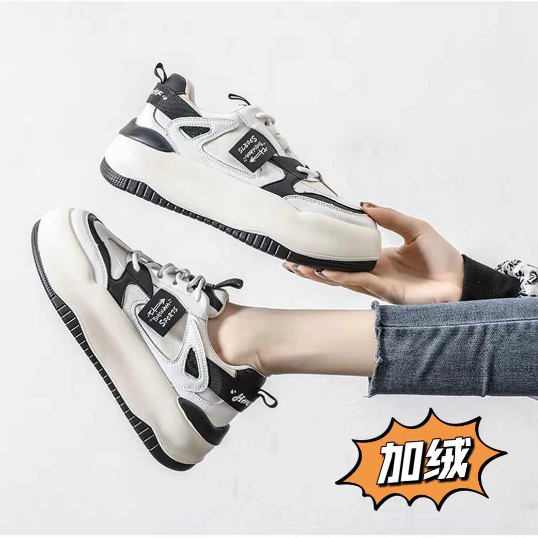 【品牌现货】2025冬季新款鞋子女简约百搭学生小个子休闲鞋59118