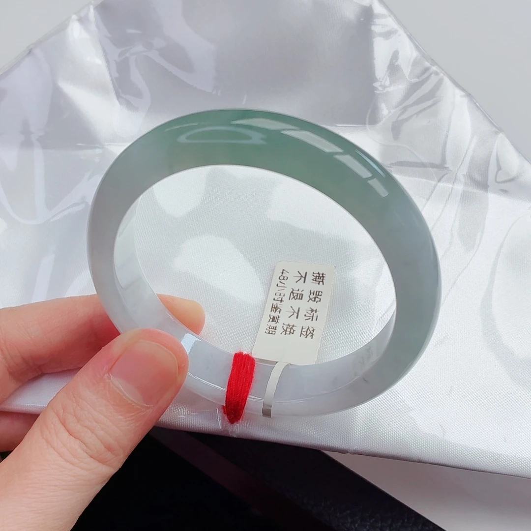 翡翠未镶嵌手镯4号-56圈口