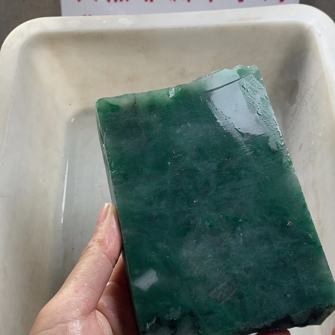 定制石英质玉珍天然非洲翠手镯定制