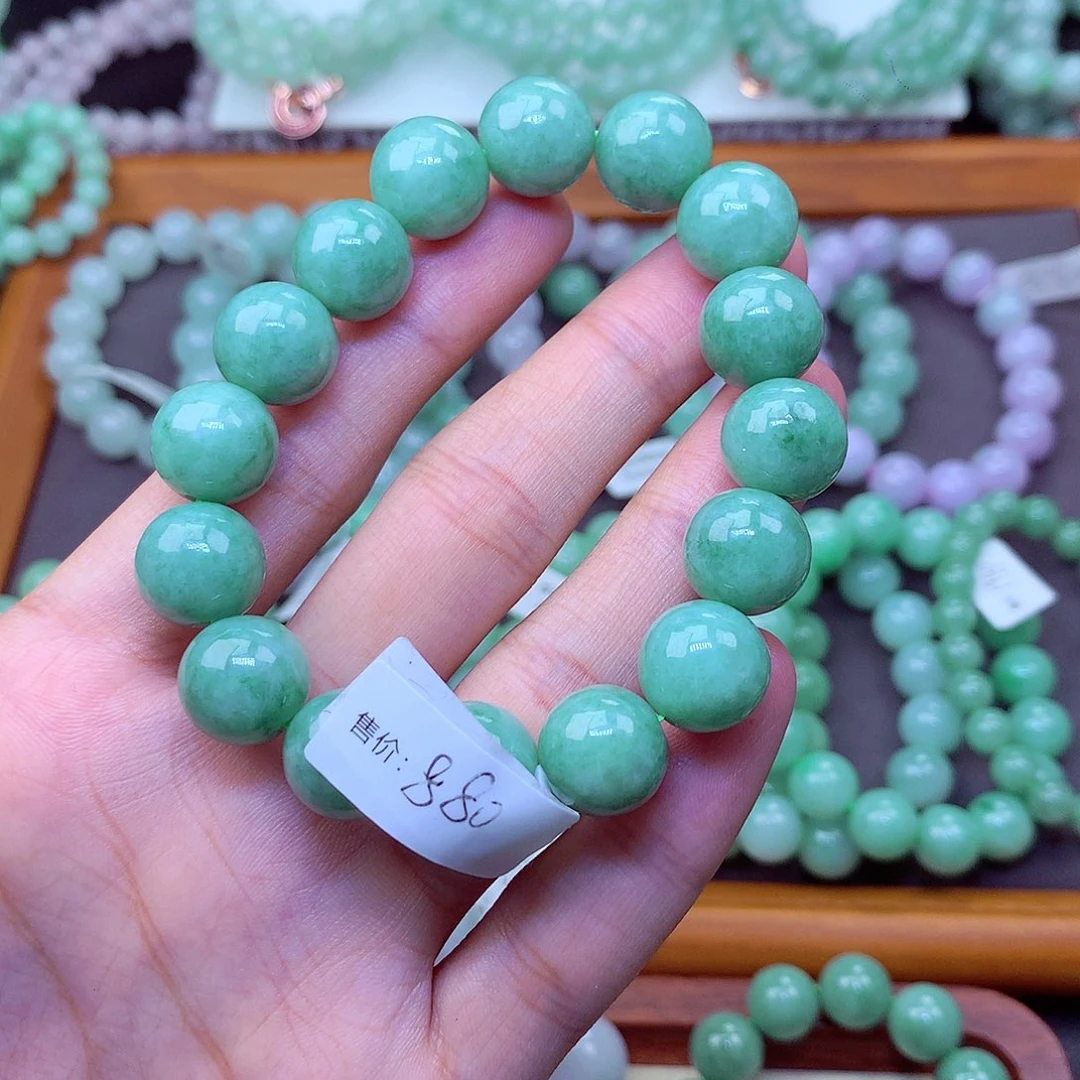 翡翠未镶嵌毛衣链