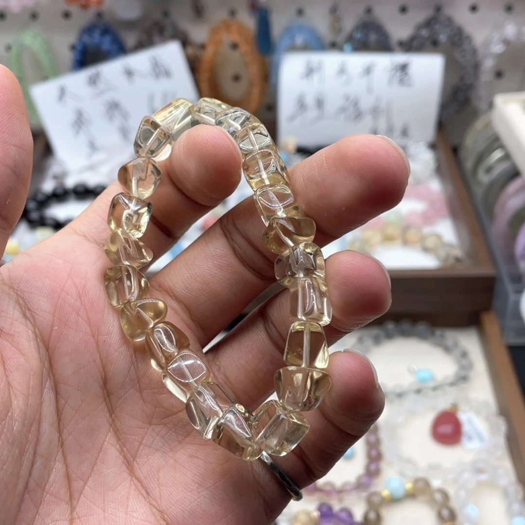 未镶嵌水晶手链净体黄水随行