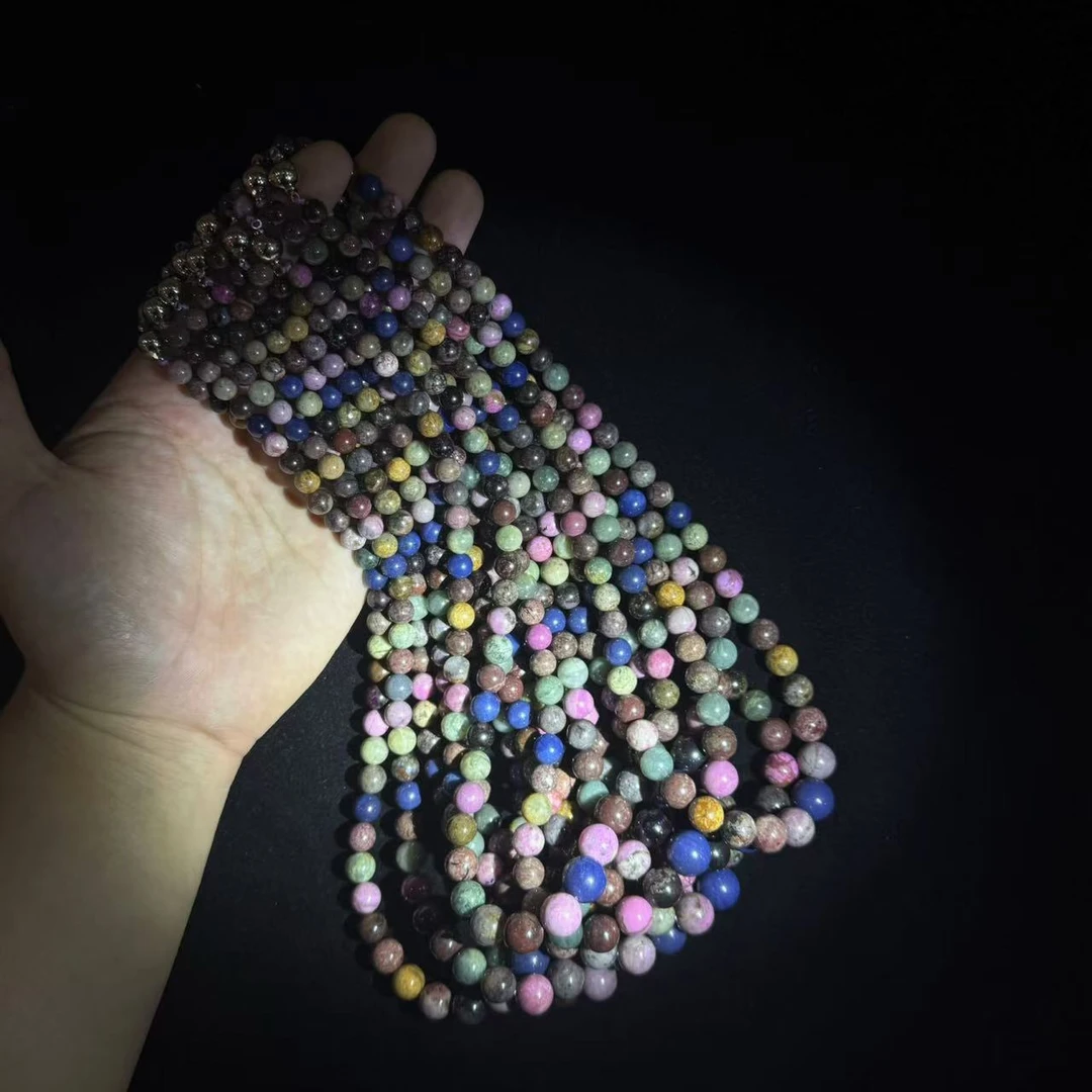 【皇后甄选】C120301 彩色圆珠塔链-多样性发其一