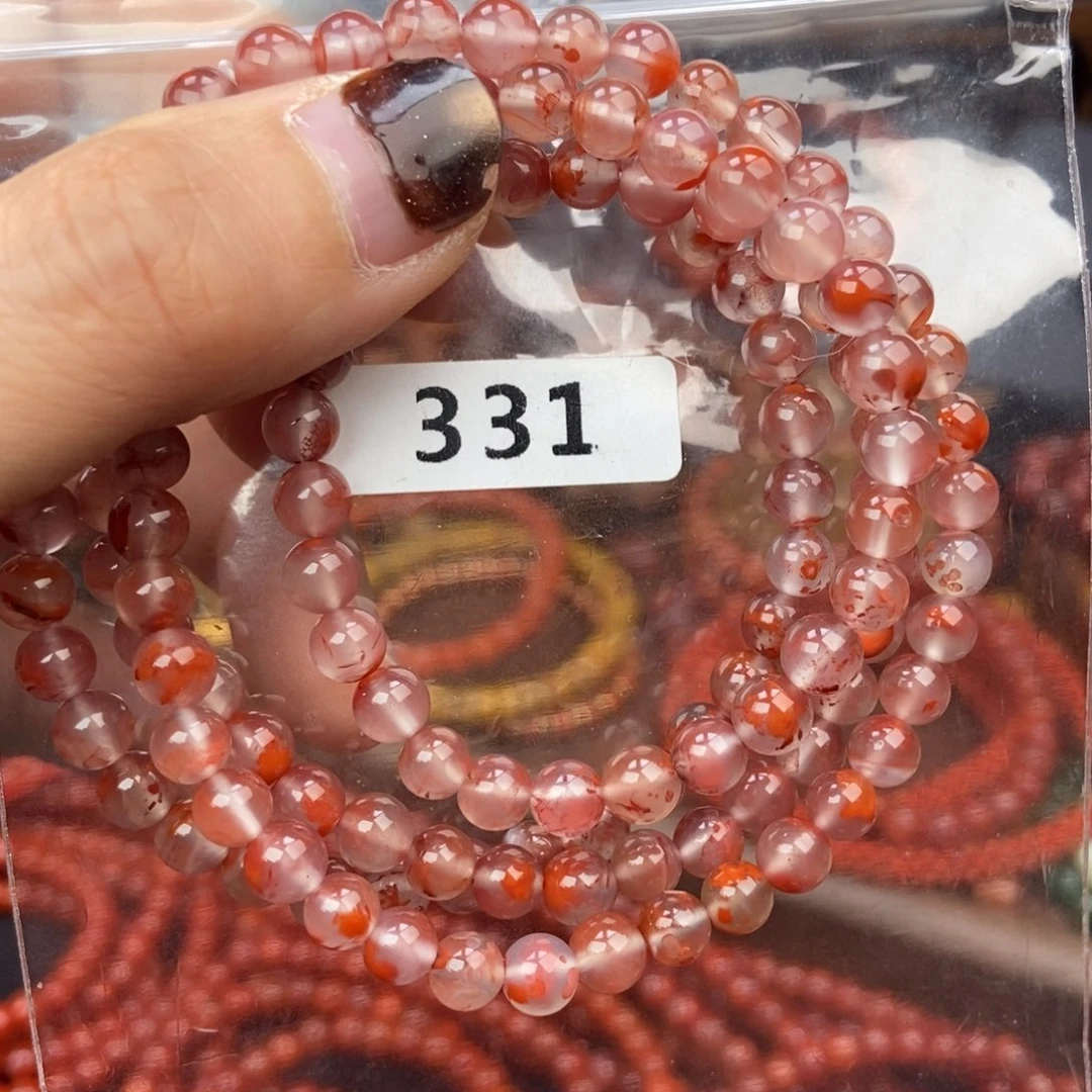 南红玛瑙未镶嵌手链
