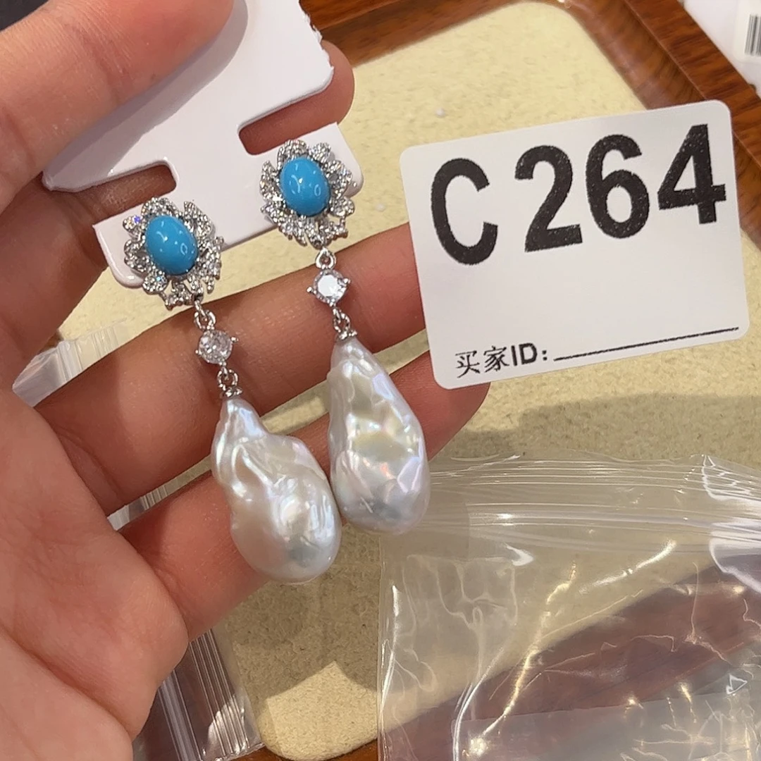 耳饰淡水珍珠合金