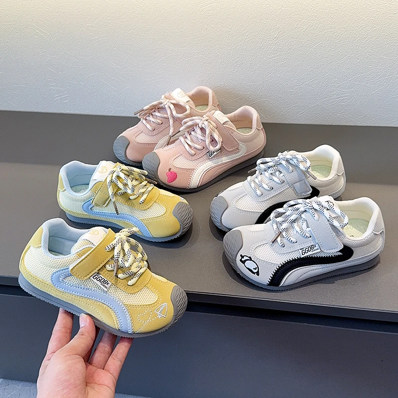 2025秋冬款男童阿甘鞋韩版女童休闲运动鞋板鞋儿童透气德训鞋潮款