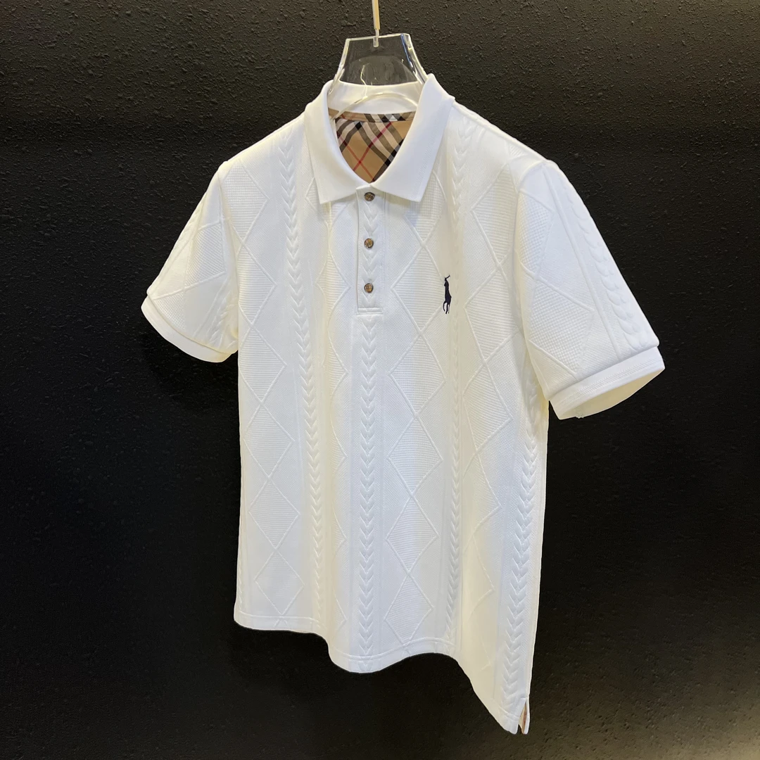 2025春夏新款设计师潮流时尚休闲时尚PoLo短袖男女同款-P8018