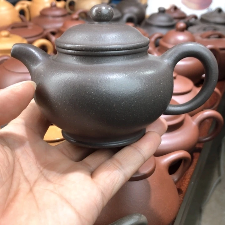 紫砂公道杯天青掇只