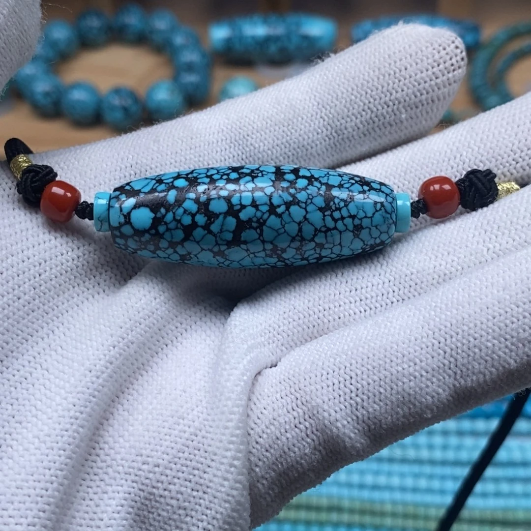 绿松石未镶嵌原矿纯干料绿松石