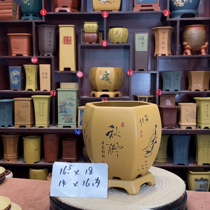 紫砂花盆紫砂花盆