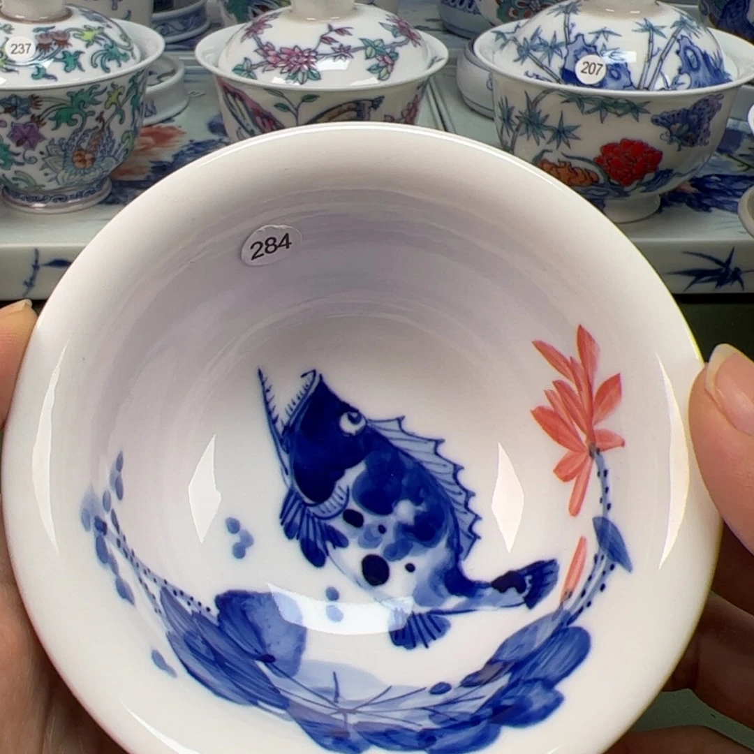 杯景德镇纯手绘茶具284