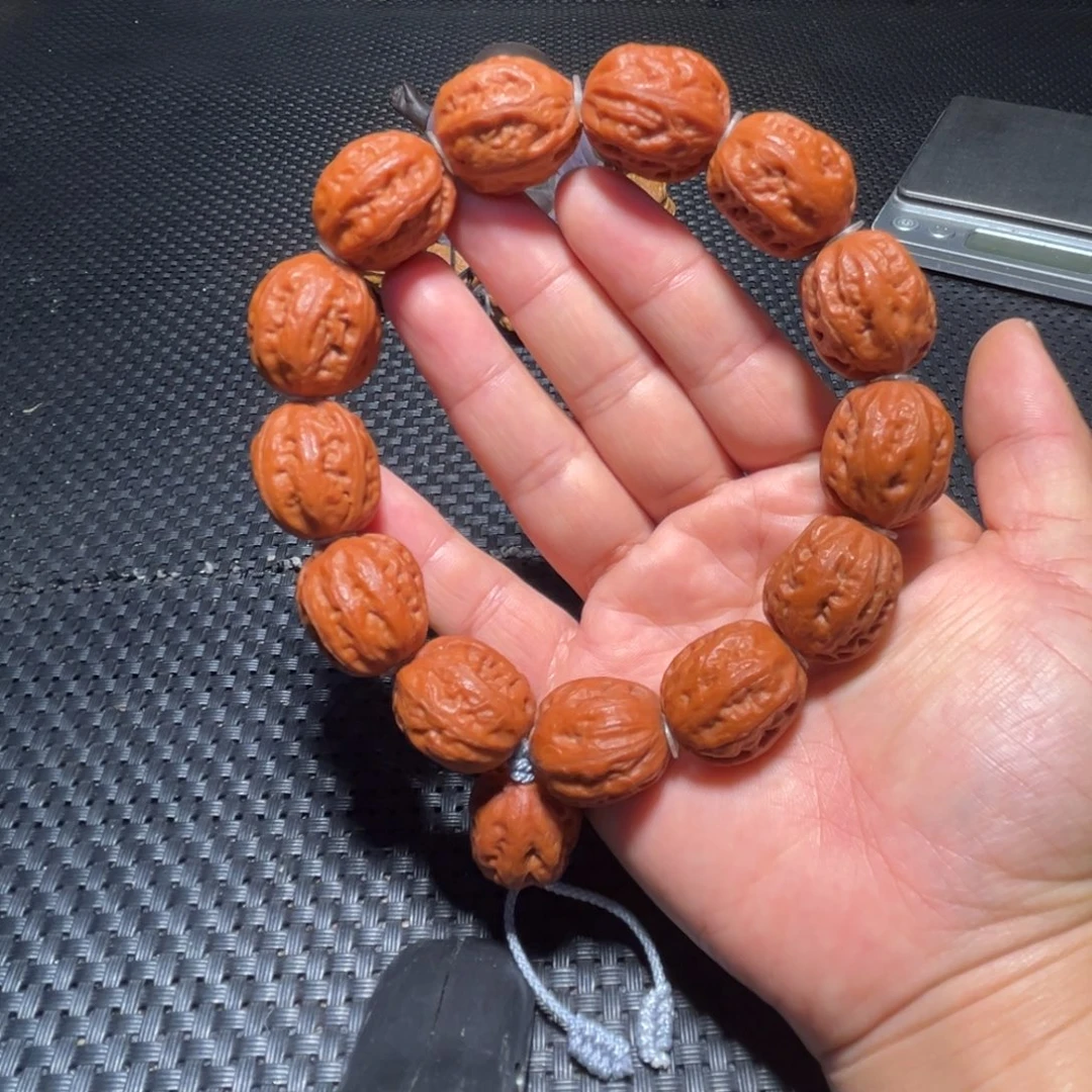 吊坠文玩核桃粗筋官印18➕