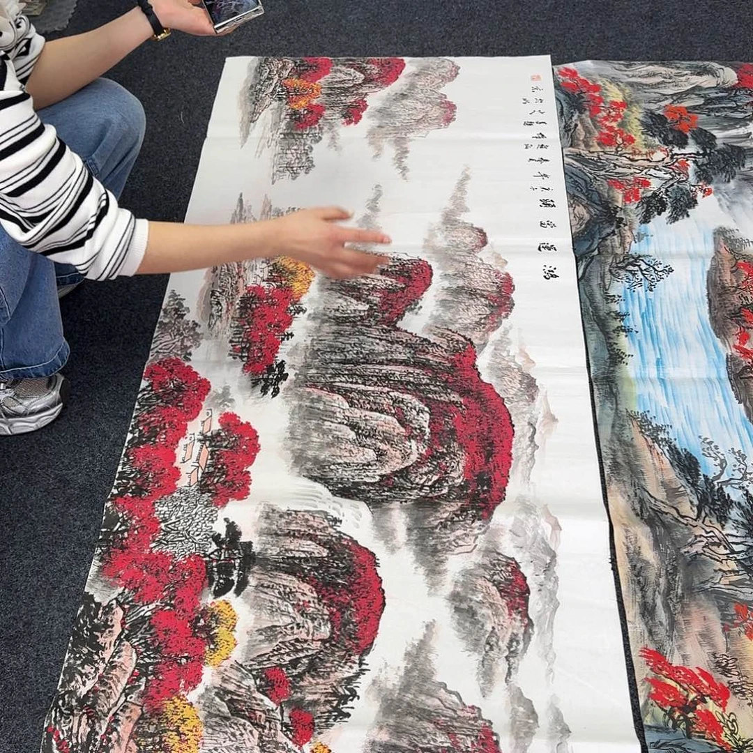 纯手绘国画作品作品