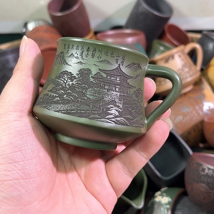 茶杯紫砂全手工紫砂主人杯