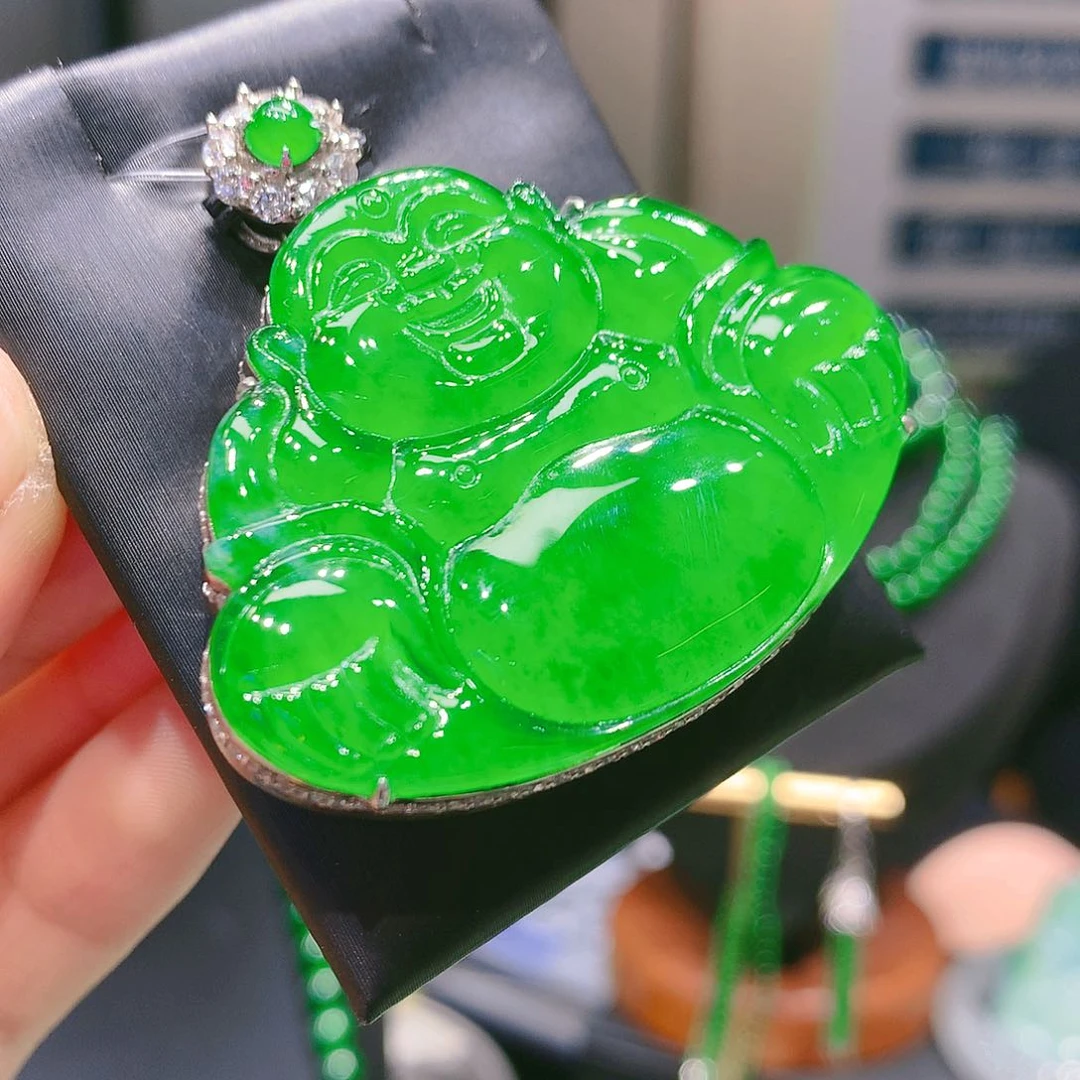 翡翠颈饰银S925镶嵌7甄选qj