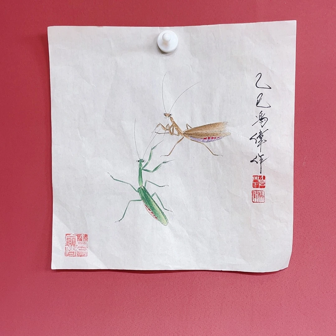 国画冯伟老师手绘国画作品音浩