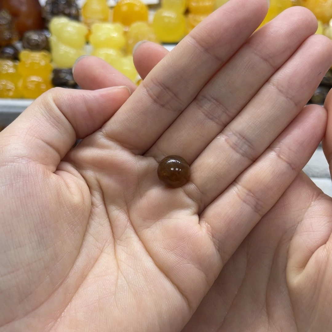 吃***糖琥珀未镶嵌裸石存