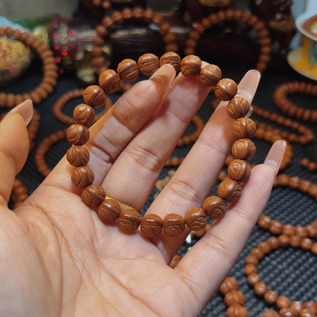 点***点桃核手串0.95顶级九五至尊单圈