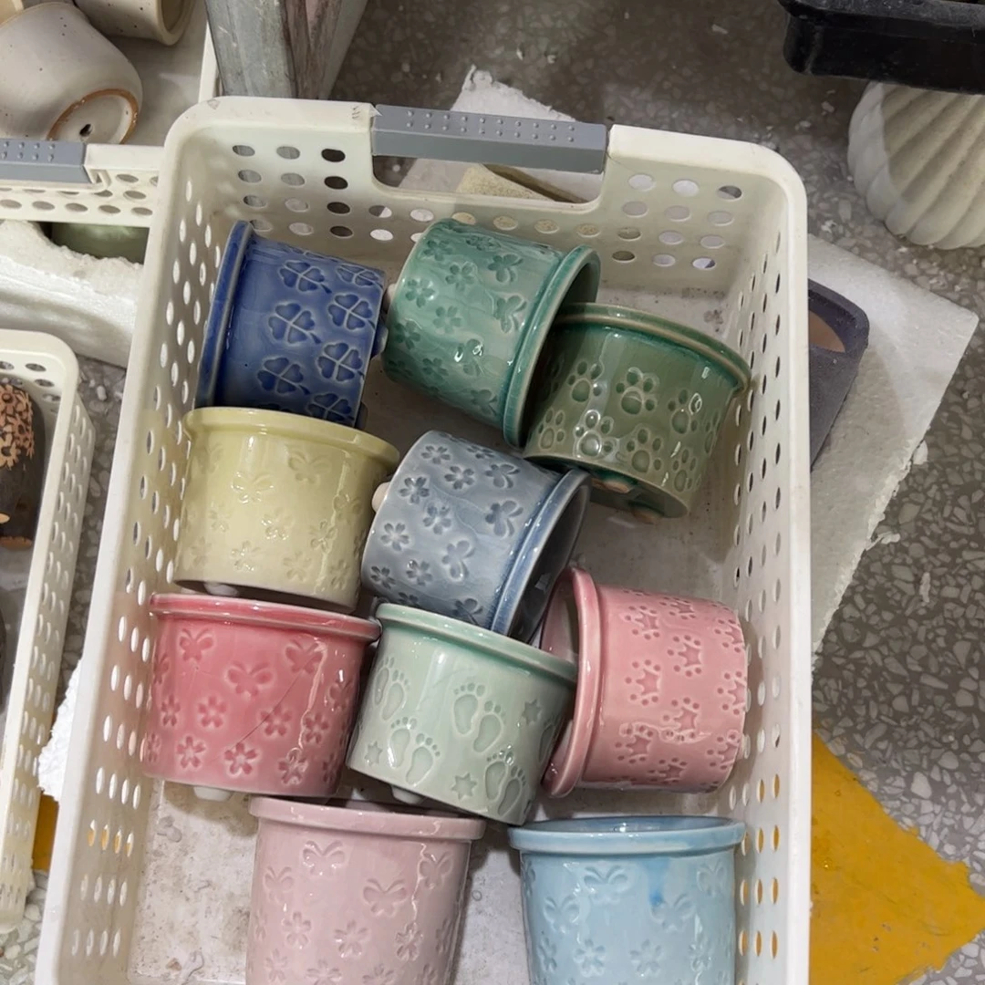 陶瓷陶瓷多肉花盆@@1683