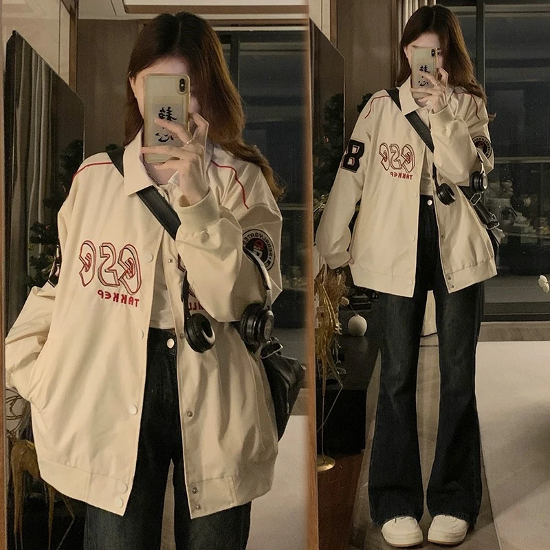 【原001】休闲款潮流外套女