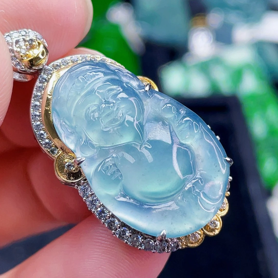 翡翠未镶嵌颈饰206