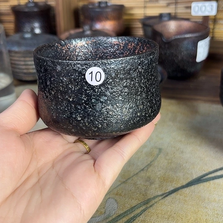 风**勇荥经黑砂杯子一个