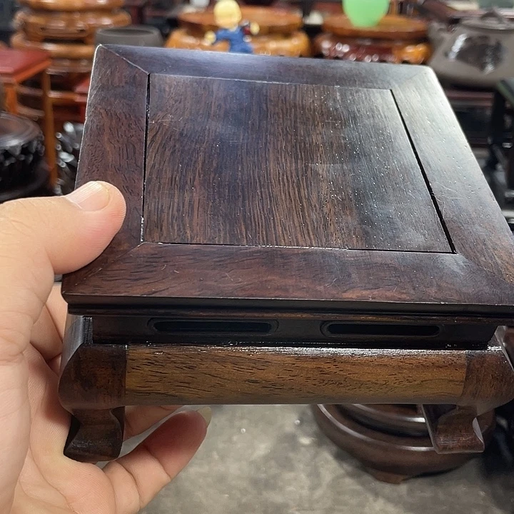 手工艺品琉璃红木底座工艺品