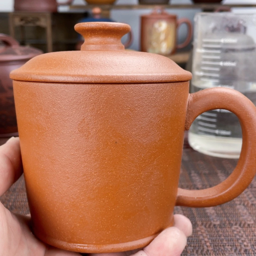 【闪购商品】茶杯紫砂宜兴原矿紫砂盖杯微瑕