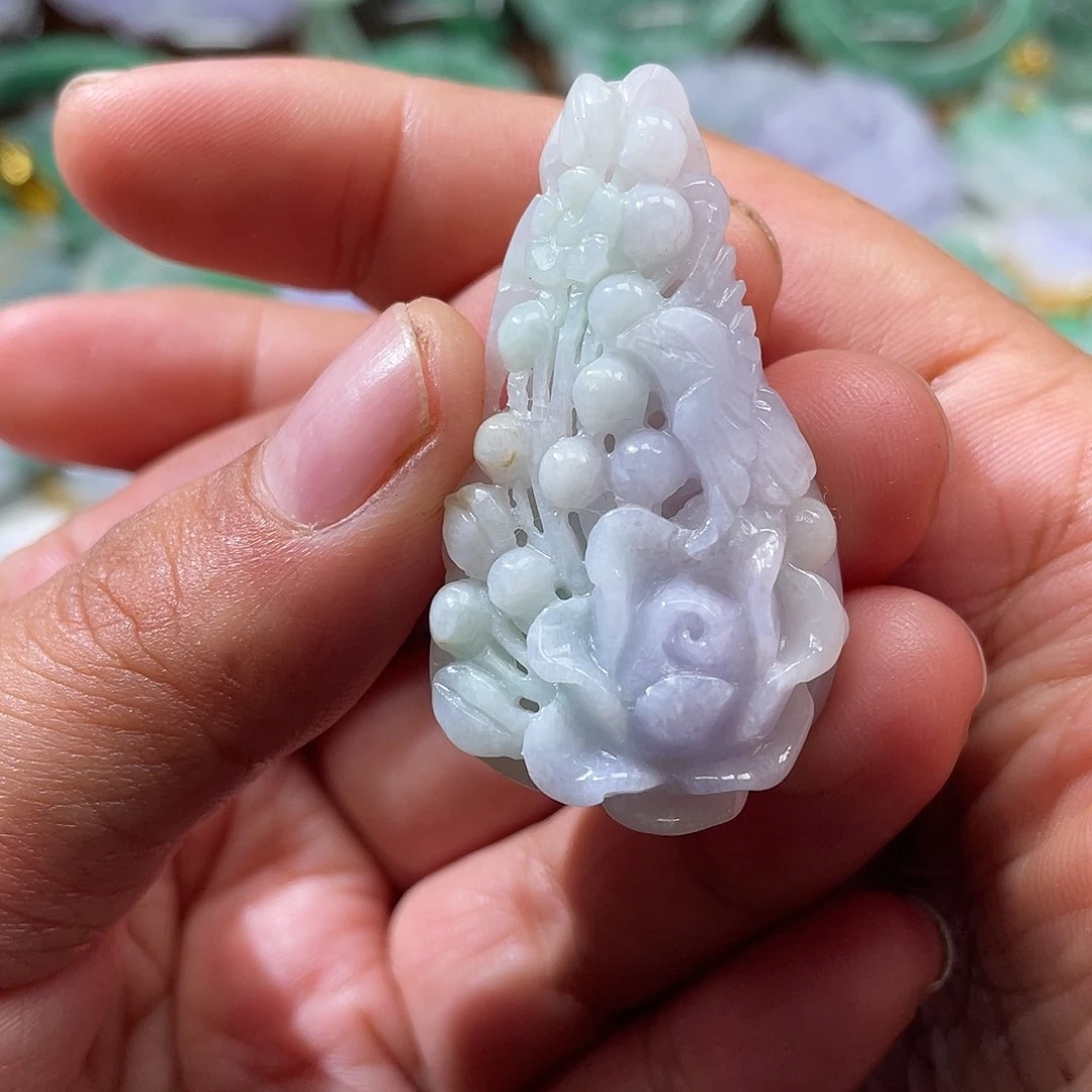 颈饰未镶嵌翡翠翡玉缘翡翠