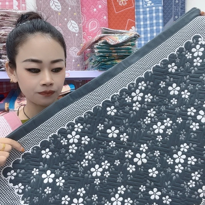 棉灰色雪花纯棉面料