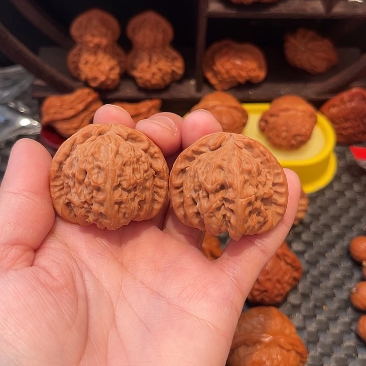 把件文玩核桃白狮子41