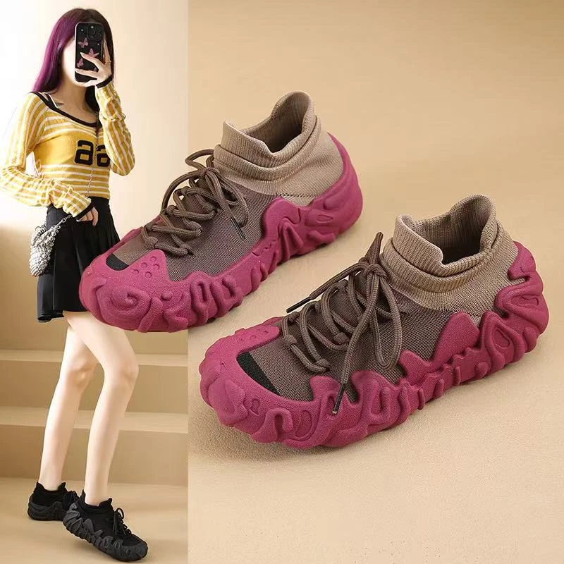 室内瑜伽鞋女健身跳绳鞋软底跑步机鞋防滑减震训练运动鞋工作开车