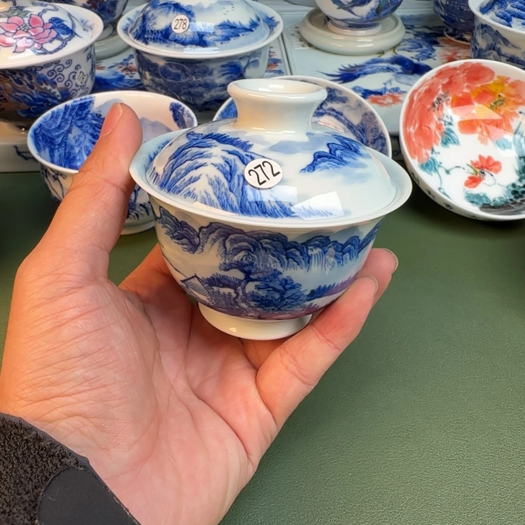 陶纯手工纯手绘茶具272