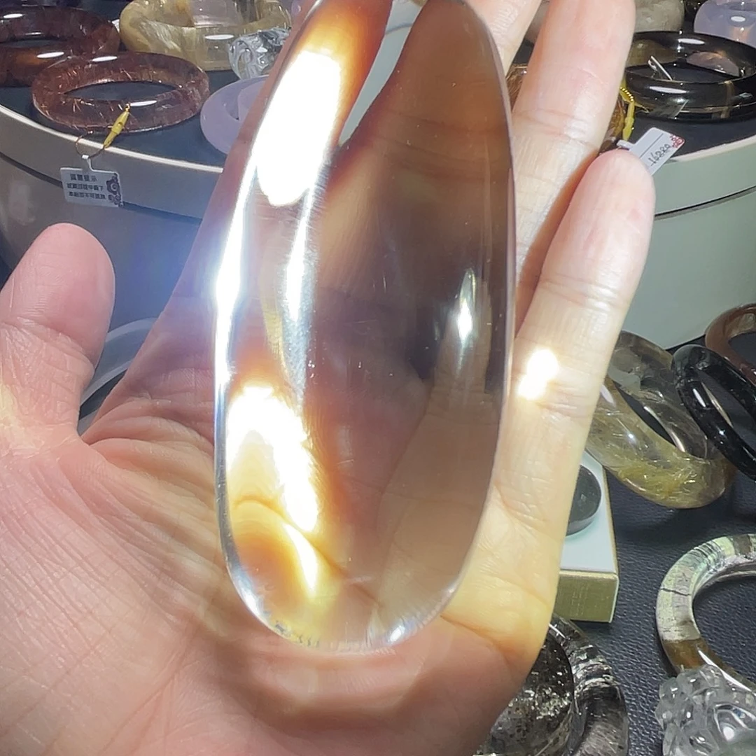 珠宝半成品水晶未镶嵌把件
