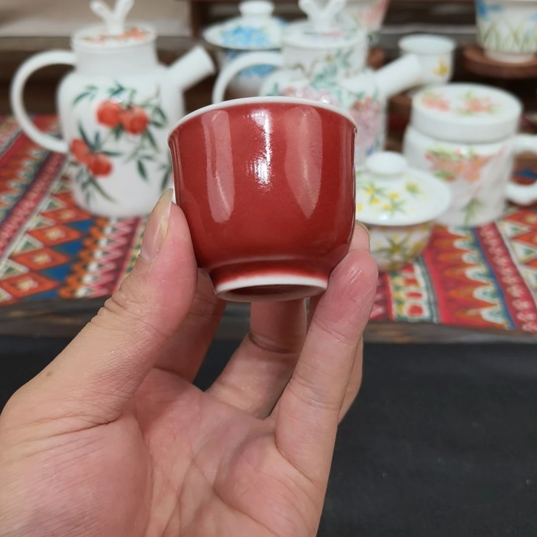 瓷片景德镇手工手绘高温瓷器