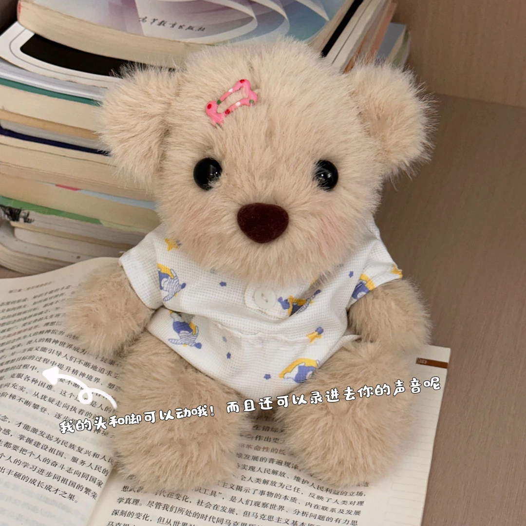 可爱小熊手工DIY陪伴玩偶材料包可录音送男生女生生日情侣520礼物