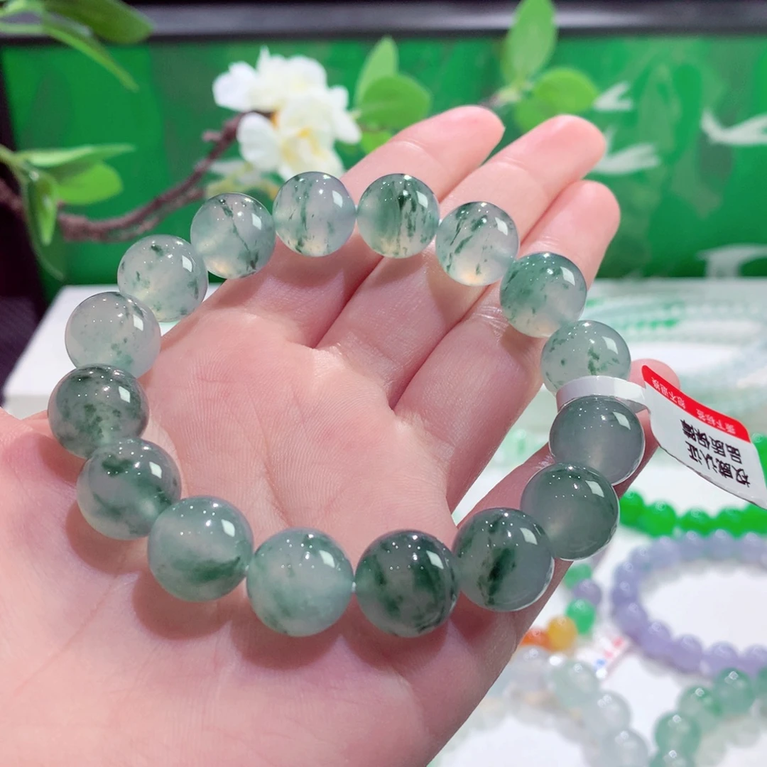 未镶嵌手链翡翠森系