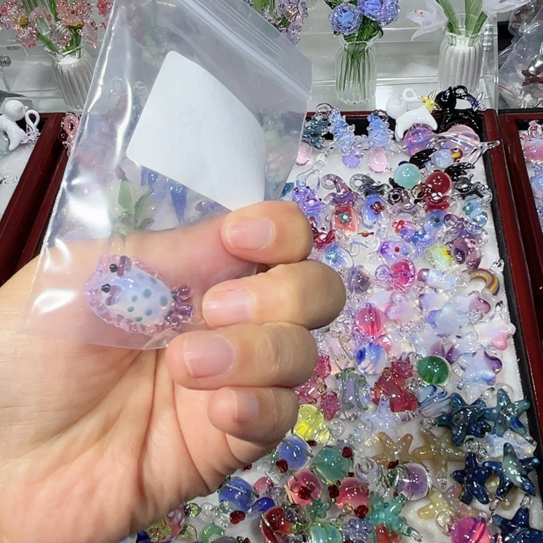 吊坠(不含链)琉璃153海兔一个