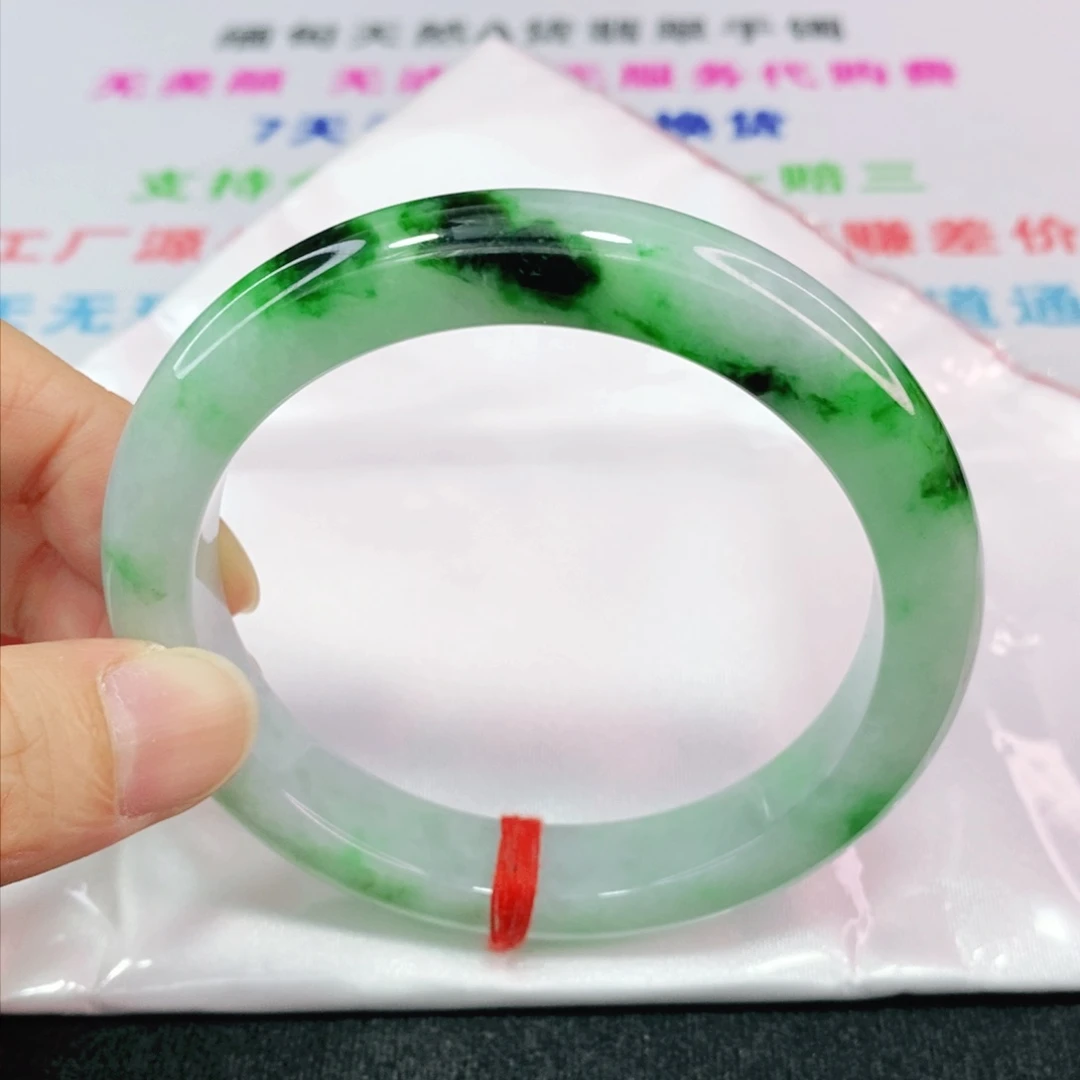 未镶嵌手镯翡翠61.5圈口正圈