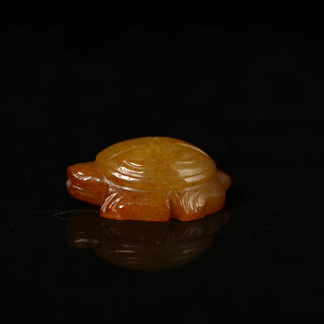 25Q22  明 和田玉玉龟吊坠