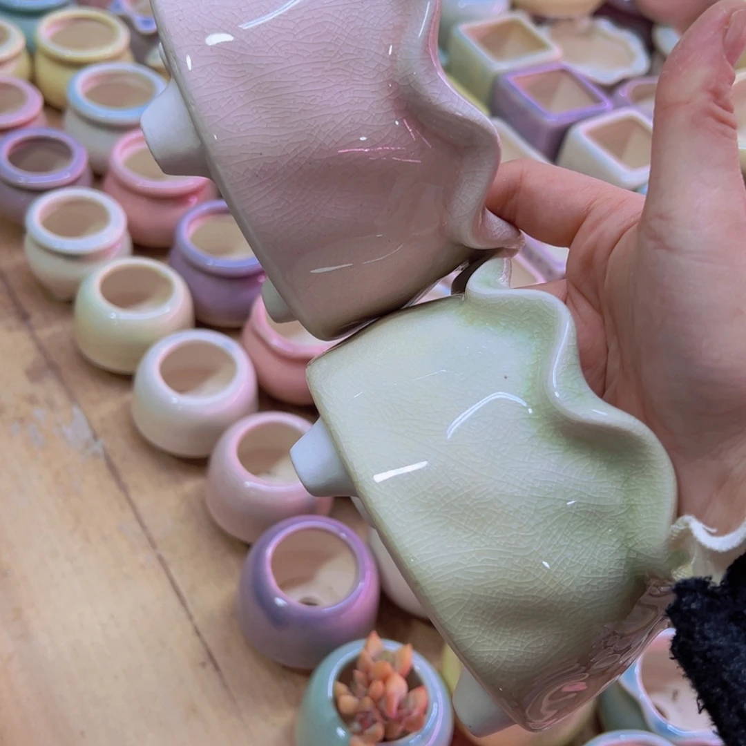 陶瓷花盆当场凑满12包邮