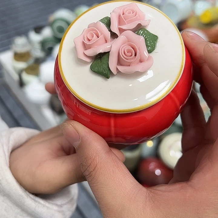 茶叶罐陶瓷家用储物罐瑕疵福利品介意勿拍