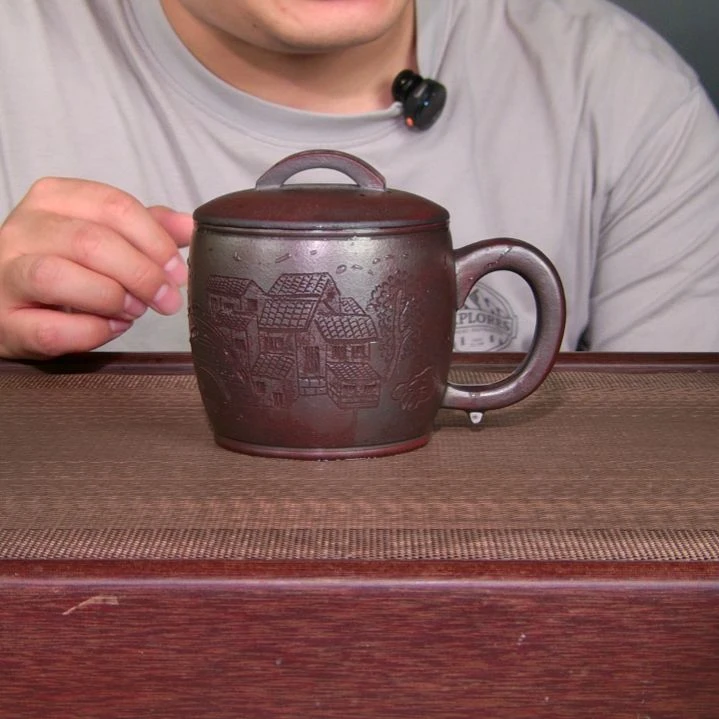 茶杯紫砂高货放漏