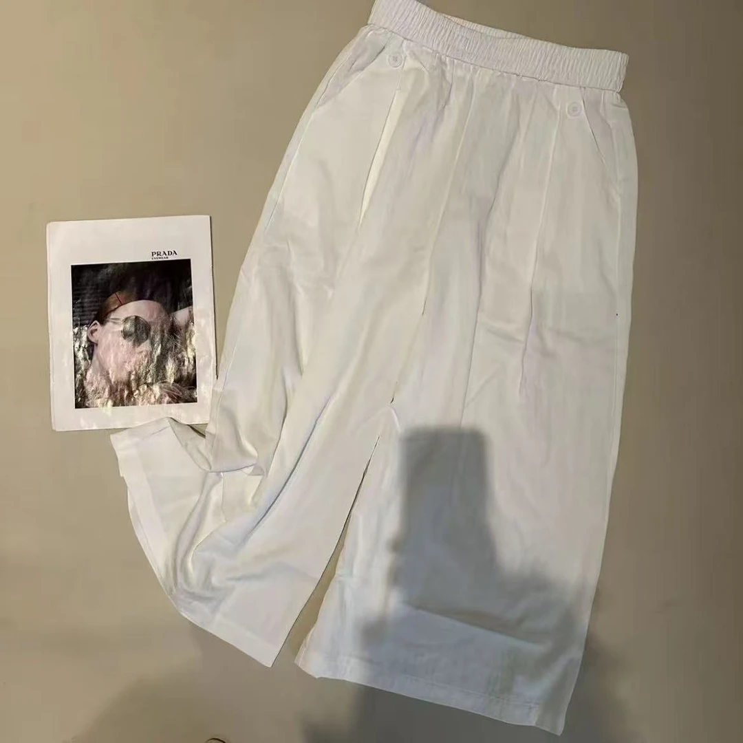 《优麦汇》K6299夏款八分休闲裤新款时尚洋气百搭裤女