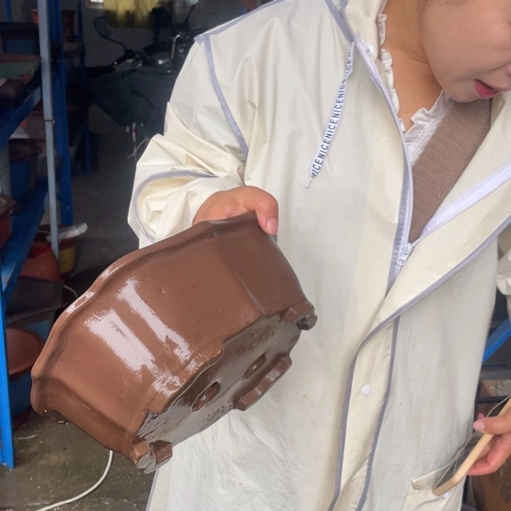 28莲花花盆紫砂花盆紫砂