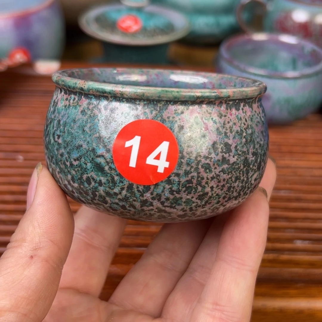手工制作钧窑茶器